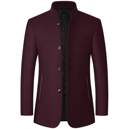 🔥Solange der Vorrat reicht 40 % Rabatt!🎉Klassische Herren Jacke mit Stehkragen