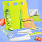 ✂️ 50 % RABATT! ✂️ Montessori-Küchenset für Kinder – Sichere Messer, Schneidebretter und Ausstechformen für kleine Köche 🍓🔪