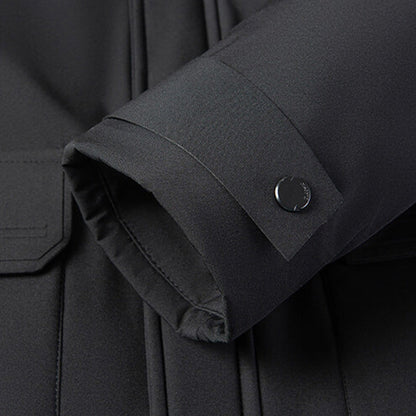 🔥Solange der Vorrat reicht 40 % Rabatt!🎉Herren Winterparka mit Plüschfutter und Kapuze