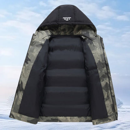 🔥Solange der Vorrat reicht 40 % Rabatt!🎉Stylische Daunenjacke mit Kapuze aus Baumwolle für Männer