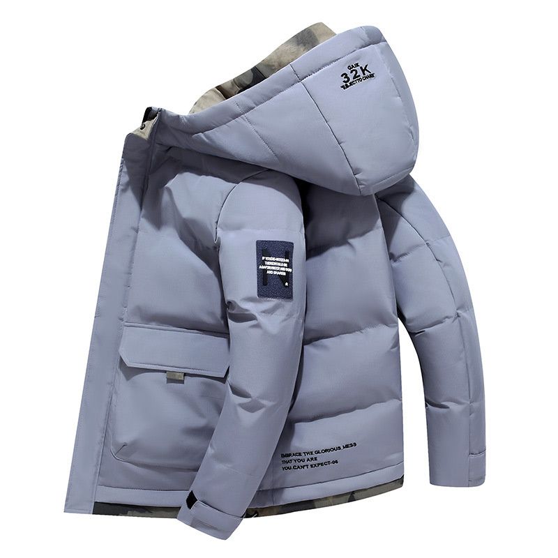 🔥Solange der Vorrat reicht 40 % Rabatt!🎉Stylische Daunenjacke mit Kapuze aus Baumwolle für Männer