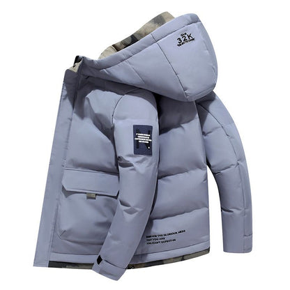🔥Solange der Vorrat reicht 40 % Rabatt!🎉Stylische Daunenjacke mit Kapuze aus Baumwolle für Männer