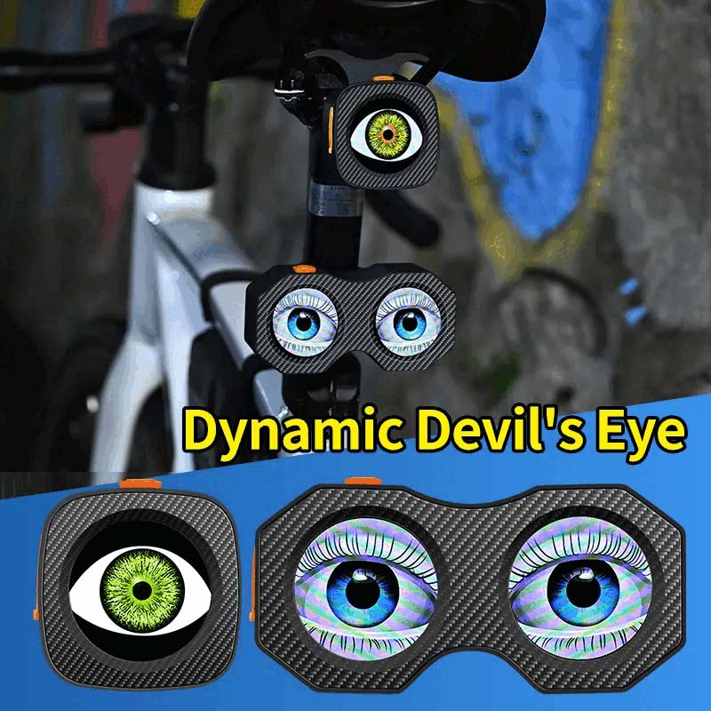 🔥Solange der Vorrat reicht 40 % Rabatt!🎉Dynamisches Devil's Eye Fahrradrücklicht