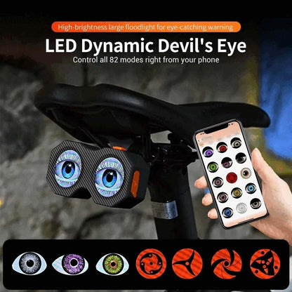 🔥Solange der Vorrat reicht 40 % Rabatt!🎉Dynamisches Devil's Eye Fahrradrücklicht