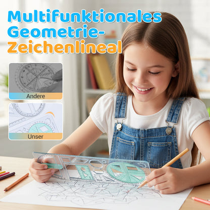 💥 Heißer Verkauf 50% Rabatt🔥Multifunktionales Geometrie-Zeichenlineal