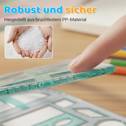 💥 Heißer Verkauf 50% Rabatt🔥Multifunktionales Geometrie-Zeichenlineal
