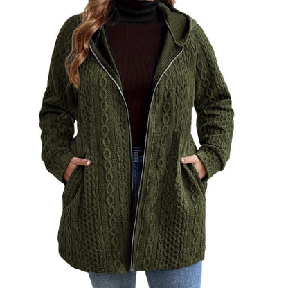 🔥Solange der Vorrat reicht 40 % Rabatt!🎉Lockere Kapuzenjacke mit strukturiertem Gewebe