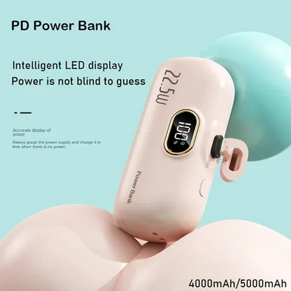【Limitiertes Angebot 66% RABATT!】 ChargeGo™ 5000mAh Mini Powerbank – Ultraportabel & Universell Kompatibel🔋📱