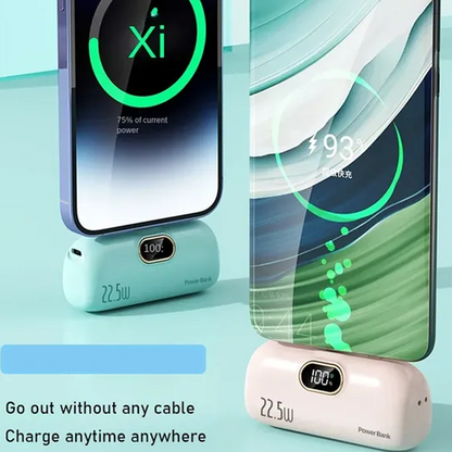 【Limitiertes Angebot 66% RABATT!】 ChargeGo™ 5000mAh Mini Powerbank – Ultraportabel & Universell Kompatibel🔋📱