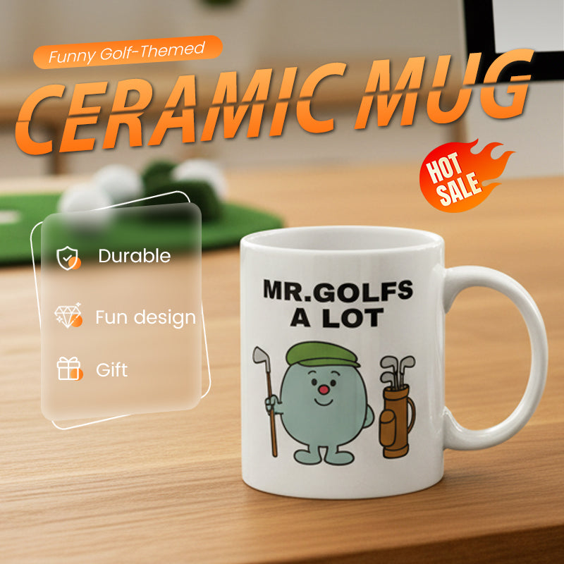 🔥Solange der Vorrat reicht 40 % Rabatt!🎉Lustige Keramiktasse mit Golfmotiv