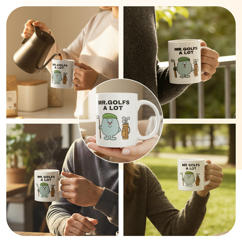 🔥Solange der Vorrat reicht 40 % Rabatt!🎉Lustige Keramiktasse mit Golfmotiv