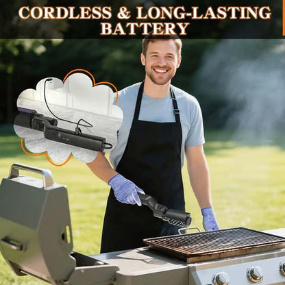 🔥🔥🍖 50% Rabatt - nur €49,99  ⚡️Kabelloser elektrischer Grillbürstenreiniger🍔Es gibt derzeit auch günstige Kombi-Angebote💪