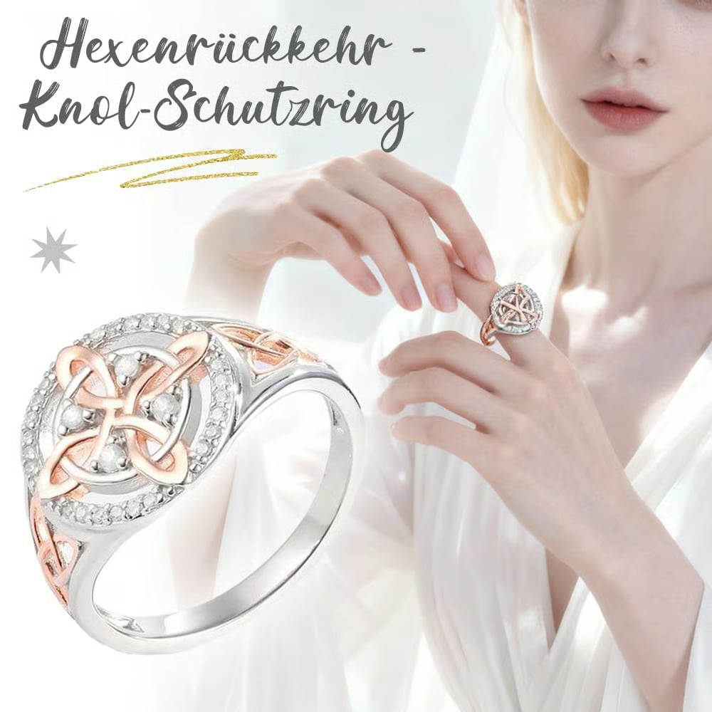 🔮💍Handgefertigter „Hexenknoten“-Ring – Ein symbolisches Schmuckstück für Deine Liebsten💞