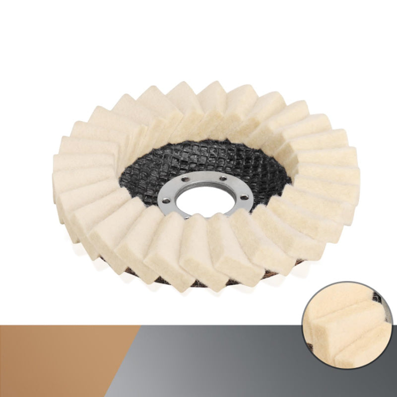 ✨✨ Wollpolierscheibe für Winkelschleifer – Hochglanz-Spiegelfinish! 🔥Solange der Vorrat reicht 40 % Rabatt!🎉