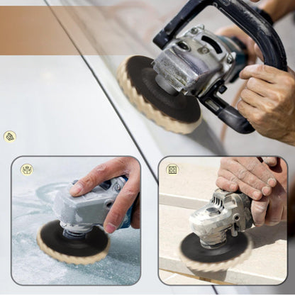✨✨ Wollpolierscheibe für Winkelschleifer – Hochglanz-Spiegelfinish! 🔥Solange der Vorrat reicht 40 % Rabatt!🎉