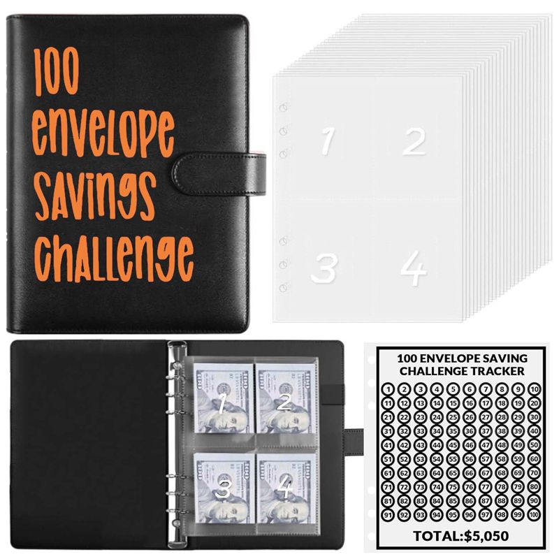 🔥Solange der Vorrat reicht 40 % Rabatt!🎉100-Tage-Spar-Umschlag-Challenge-Ordner