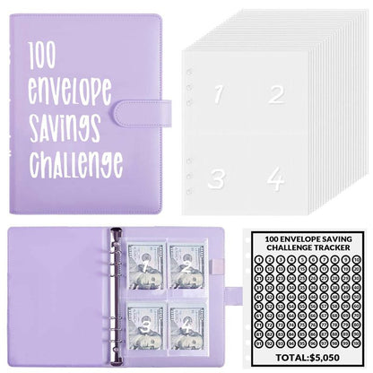 🔥Solange der Vorrat reicht 40 % Rabatt!🎉100-Tage-Spar-Umschlag-Challenge-Ordner