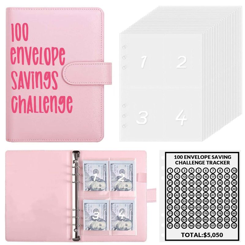 🔥Solange der Vorrat reicht 40 % Rabatt!🎉100-Tage-Spar-Umschlag-Challenge-Ordner