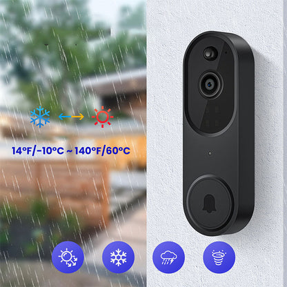 🔥Solange der Vorrat reicht 40 % Rabatt!🎉Smart Home Drahtlose HD Video Türklingel & Glocke
