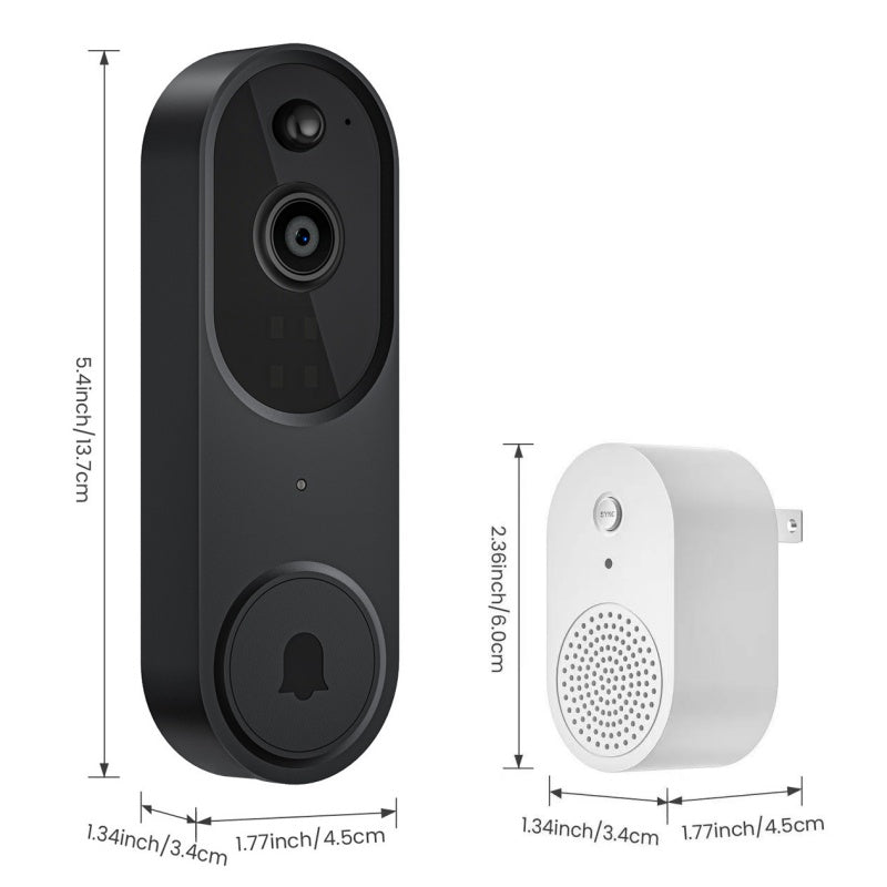 🔥Solange der Vorrat reicht 40 % Rabatt!🎉Smart Home Drahtlose HD Video Türklingel & Glocke