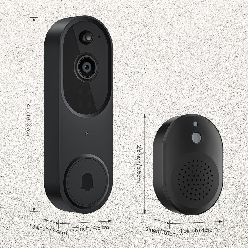 🔥Solange der Vorrat reicht 40 % Rabatt!🎉Smart Home Drahtlose HD Video Türklingel & Glocke