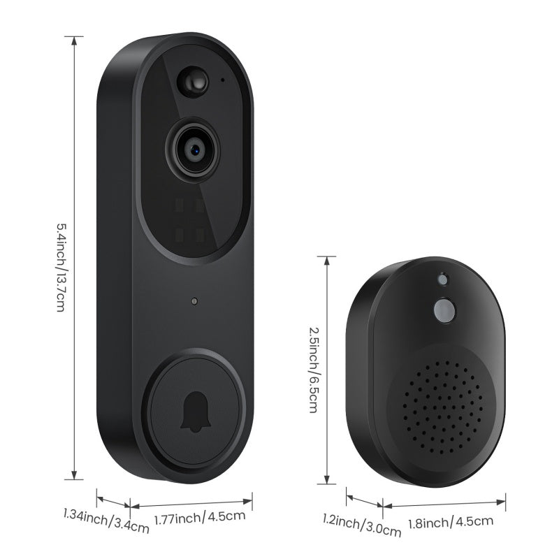 🔥Solange der Vorrat reicht 40 % Rabatt!🎉Smart Home Drahtlose HD Video Türklingel & Glocke