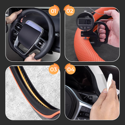 🔥Solange der Vorrat reicht 40 % Rabatt!🚗 Universelle Lenkradabdeckung für Autos ✨