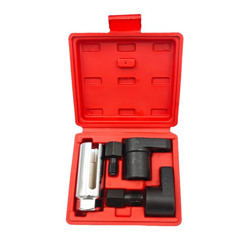 🔧【 Limitiertes Angebot – 50% Rabatt + Kostenloser Versand! 】⚙️ O2-Sensor-Steckschlüssel & Gewindeschneider-Set – 5-teiliges CR-V-Stahl-Set für einfachen Zugang 🚗