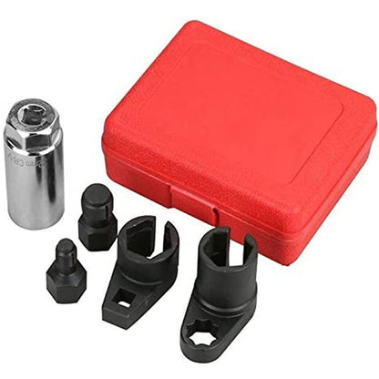 🔧【 Limitiertes Angebot – 50% Rabatt + Kostenloser Versand! 】⚙️ O2-Sensor-Steckschlüssel & Gewindeschneider-Set – 5-teiliges CR-V-Stahl-Set für einfachen Zugang 🚗