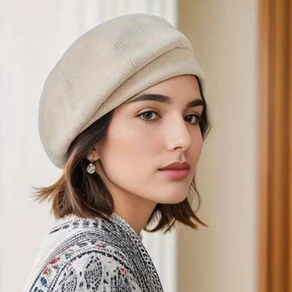 🔥Solange der Vorrat reicht 40 % Rabatt!🎉Elegante klassische Schachbrettmuster-Baskenmütze für Damen