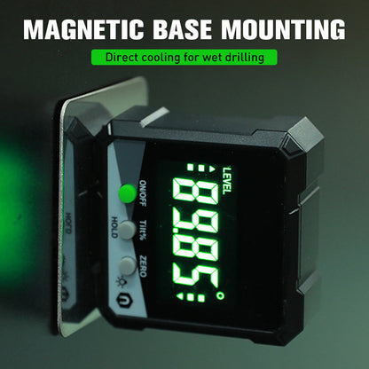 🔥Solange der Vorrat reicht 40 % Rabatt!🎉IP54 Wasserdichter magnetischer digitaler Winkelmesser