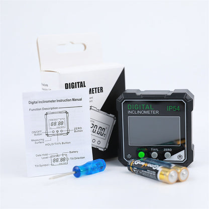 🔥Solange der Vorrat reicht 40 % Rabatt!🎉IP54 Wasserdichter magnetischer digitaler Winkelmesser