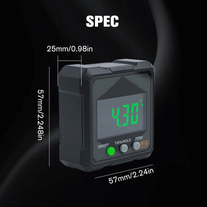 🔥Solange der Vorrat reicht 40 % Rabatt!🎉IP54 Wasserdichter magnetischer digitaler Winkelmesser