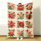 🔥Solange der Vorrat reicht 40 % Rabatt!🎉Kuschelige & weiche Flanelldecke mit Blumenmuster