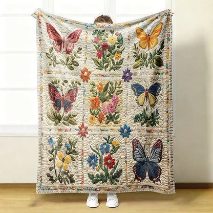 🔥Solange der Vorrat reicht 40 % Rabatt!🎉Kuschelige & weiche Flanelldecke mit Blumenmuster