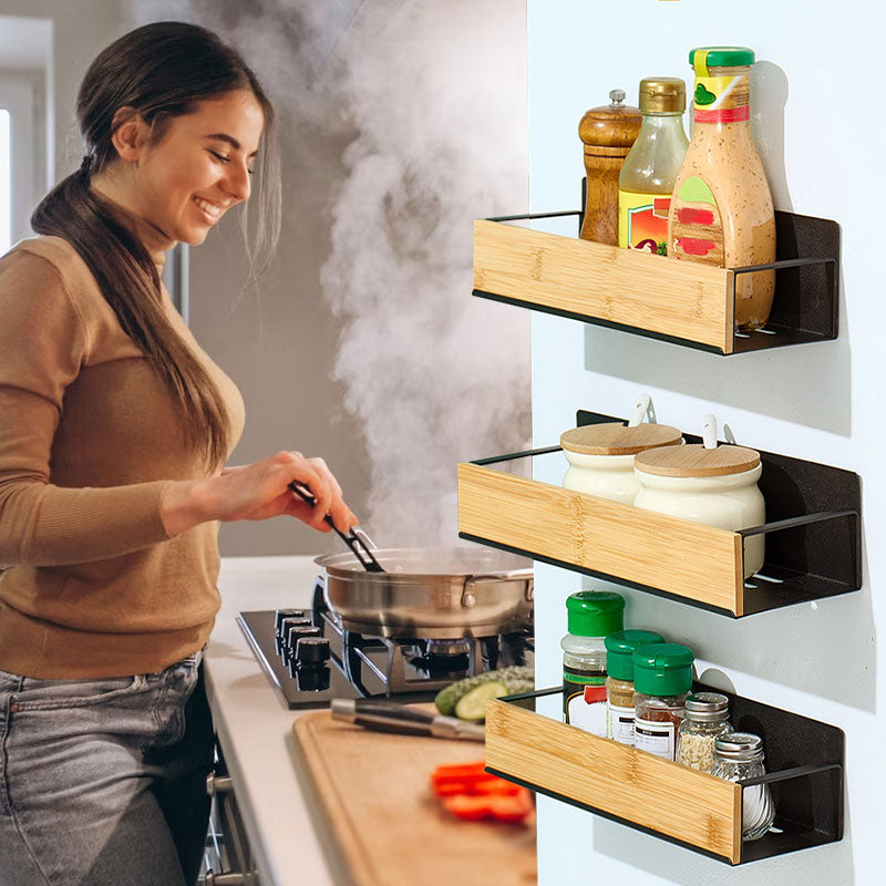 🔥Solange der Vorrat reicht 40 % Rabatt!🎉Magnetischer Wandregal-Organizer für die Küche