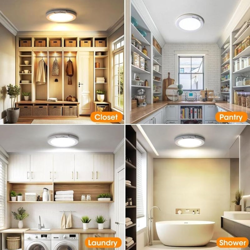 💡 INTELLIGENTE BELEUCHTUNG FÜR IHR ZUHAUSE! ✨ Magnetische Deckenleuchte mit Bewegungssensor und Fernbedienung
