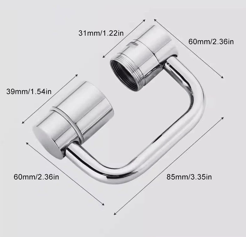 🚰Universal-Spültischarmatur✨1080° drehbare Armatur-Belüfterverlängerung