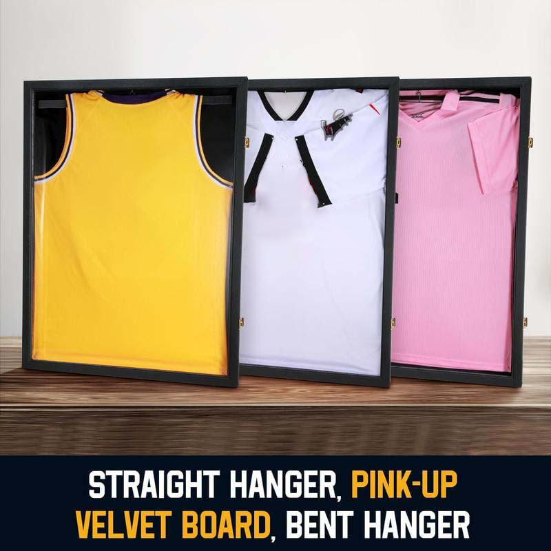 🔥Solange der Vorrat reicht 40 % Rabatt!🖼️👕Holz-Ausstellungsrahmen für Jersey mit magnetischer Tür