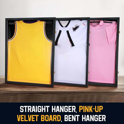 🔥Solange der Vorrat reicht 40 % Rabatt!🖼️👕Holz-Ausstellungsrahmen für Jersey mit magnetischer Tür
