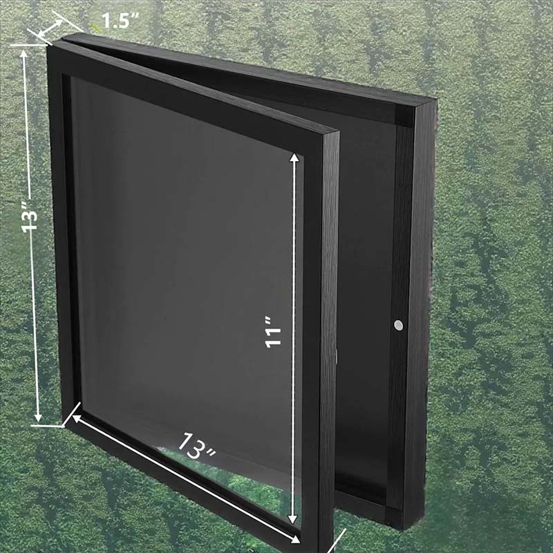 🔥Solange der Vorrat reicht 40 % Rabatt!🖼️👕Holz-Ausstellungsrahmen für Jersey mit magnetischer Tür