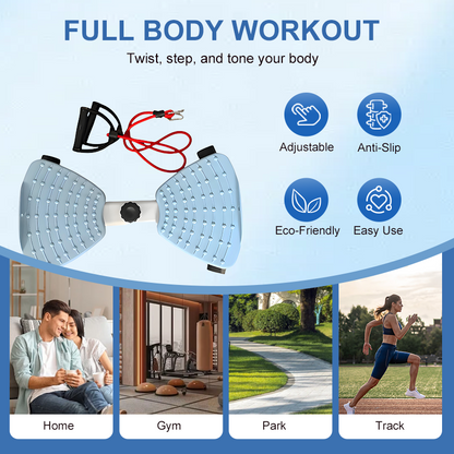 📢📢60% RABATT !!!🧘‍♀️Kompaktes Cardio-Stepper-Gerät mit Drehung✨