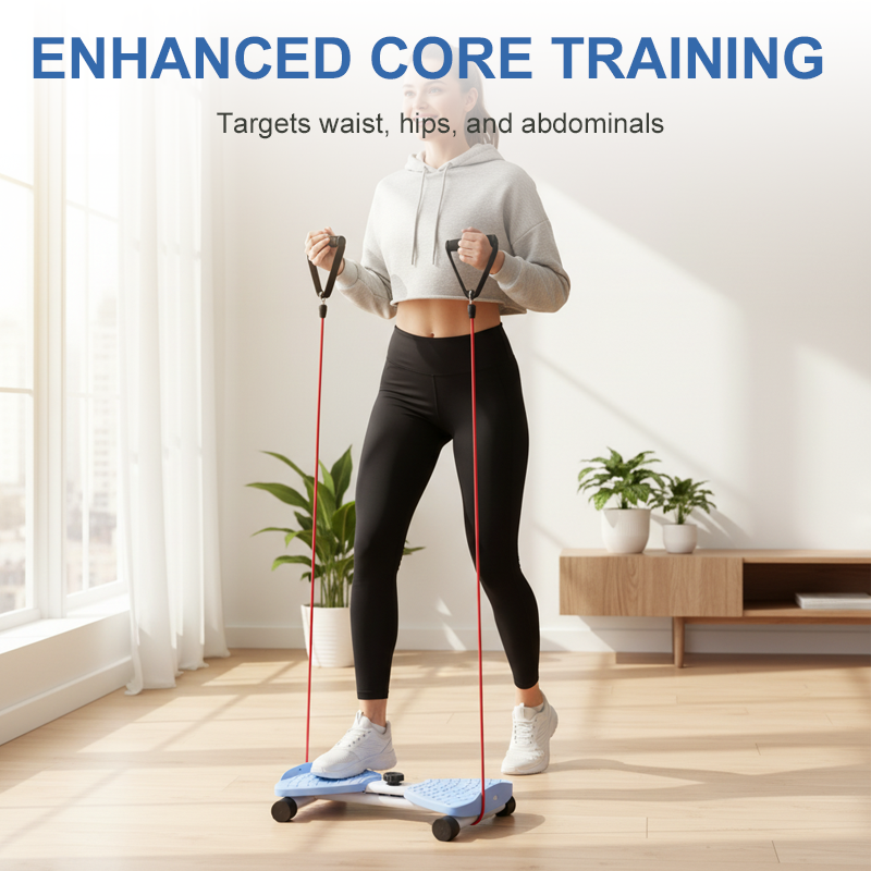 📢📢60% RABATT !!!🧘‍♀️Kompaktes Cardio-Stepper-Gerät mit Drehung✨