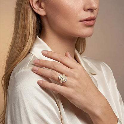 🔥Solange der Vorrat reicht 40 % Rabatt!💎 Eleganter Jungfrau-Maria-Ring – Symbol der Anmut & des Glaubens!
