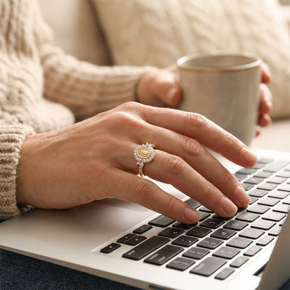 🔥Solange der Vorrat reicht 40 % Rabatt!💎 Eleganter Jungfrau-Maria-Ring – Symbol der Anmut & des Glaubens!