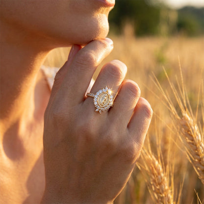 🔥Solange der Vorrat reicht 40 % Rabatt!💎 Eleganter Jungfrau-Maria-Ring – Symbol der Anmut & des Glaubens!