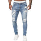 🔥Solange der Vorrat reicht 40 % Rabatt!🎉Stylische Herren-Skinny-Jeans mit Rissen