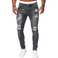🔥Solange der Vorrat reicht 40 % Rabatt!🎉Stylische Herren-Skinny-Jeans mit Rissen