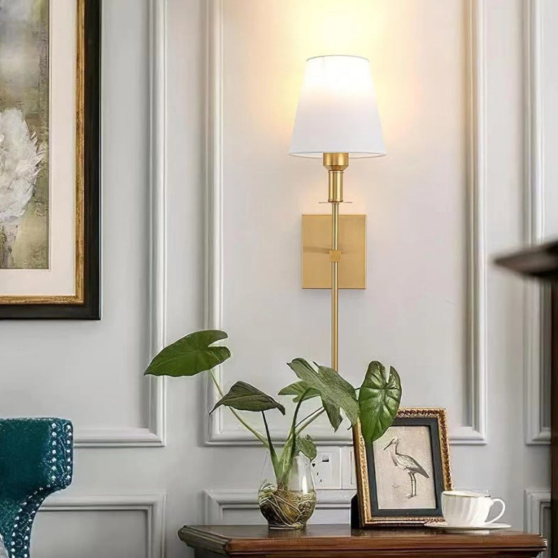 🛋️Solange der Vorrat reicht 40 % Rabatt!🎉Classic Fabric Shade Wandleuchte