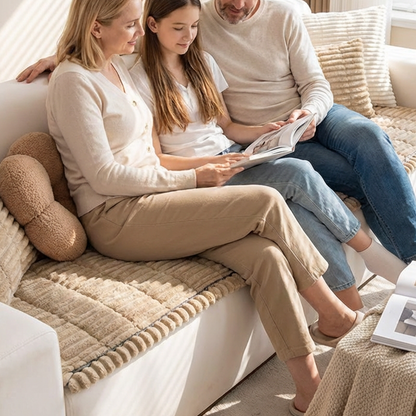 🔥Solange der Vorrat reicht 40 % Rabatt!🎉Gestepptes Cord-Sofa-Kissen mit rutschfester Unterseite